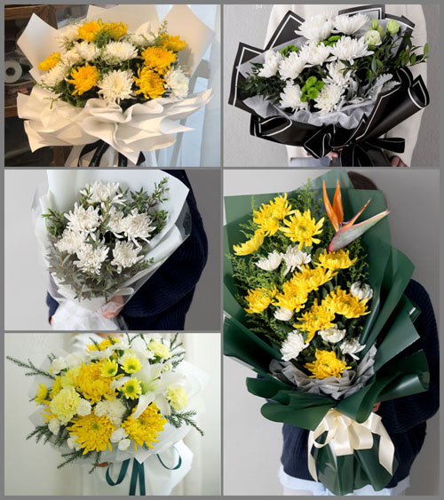 山东临沂莒南县洙边镇白事花束代送